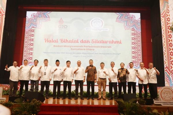 Halalbihalal BMPD Sumut, Musa Rajekshah : Momentum Kuatkan Sinergi Bangkitkan Ekonomi Sumut